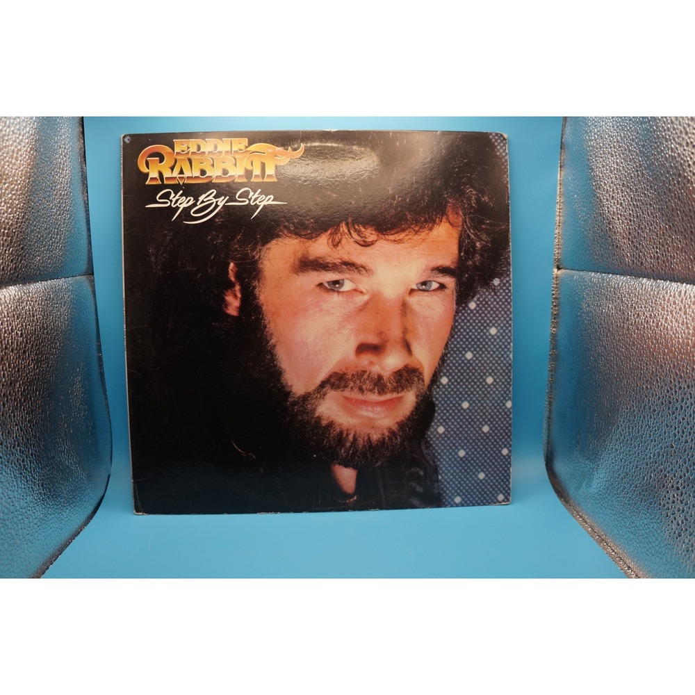 Eddie Rabbitt Step By Step Vinyl LP 1981 Elektra 5E-532 Country Pop Record